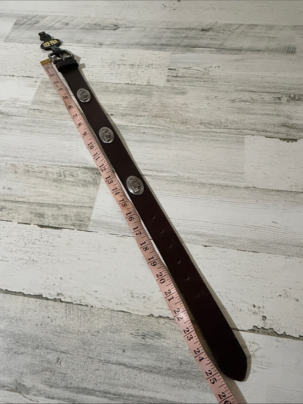 Zep -Pro Ole Miss Kids Brown Leather Belt Size Small. New - Picture 7 of 10